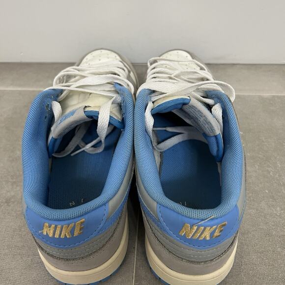 Nike Dunk Low Mens 8 White Athletic Department University Sneaker Shoes - Picture 8 of 10